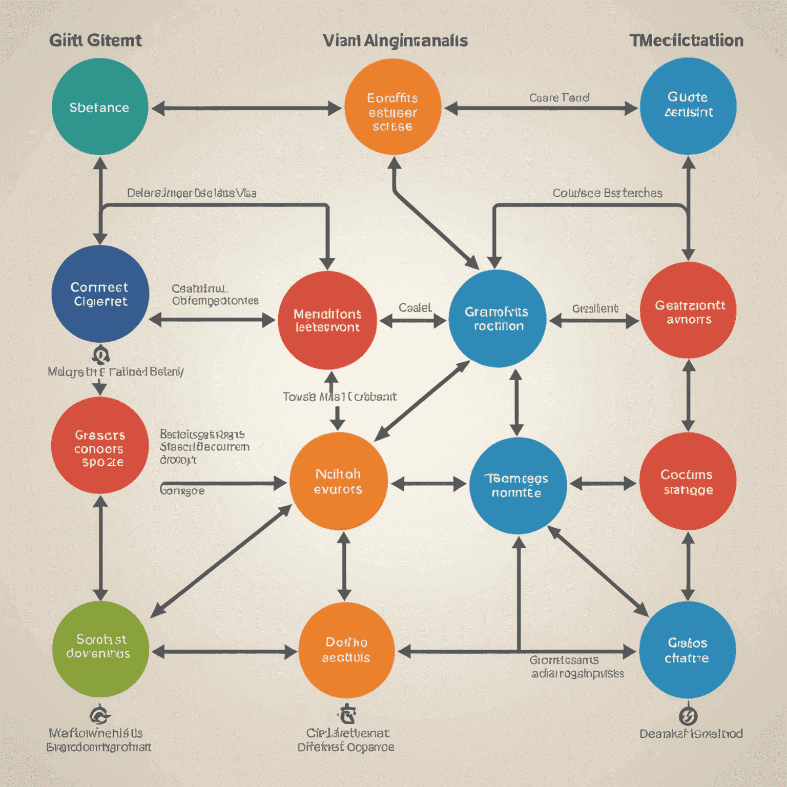 Diagrama visual que muestra el flujo de trabajo de Git con ramas, fusiones y commits